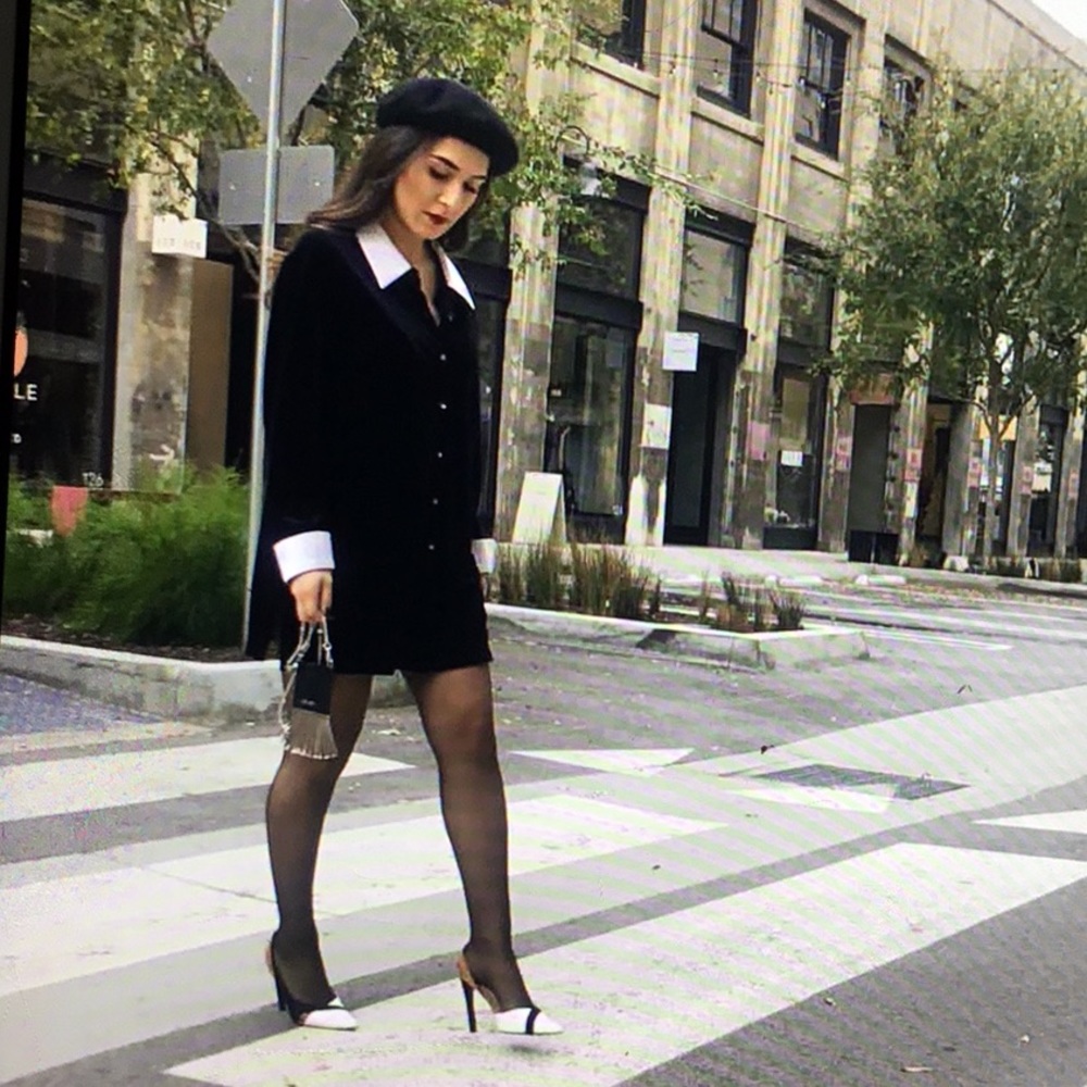 Vintage velvet dress